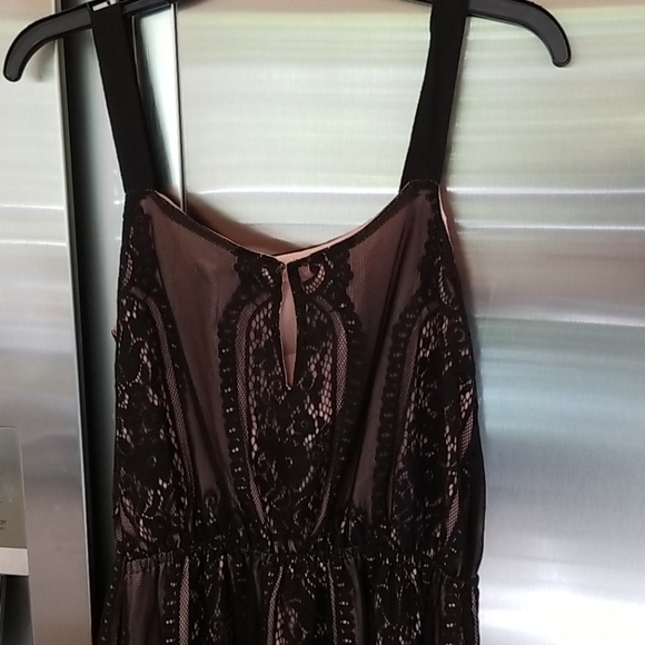 💕ADELYN RAE💕 Sleeveless Black Lace Maxi Dress Small S NWT - Picture 6 of 12
